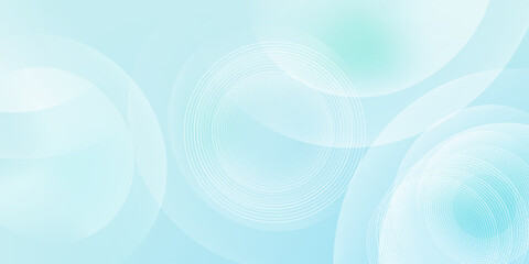 Poster - odern abstract background, blue white gradations, circle effect,, vector ,eps 10
