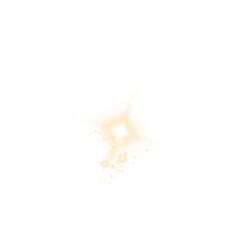 Wall Mural - bright png card with golden glitter, sparkle, glow and flare, snow particle motion, abstract magic b