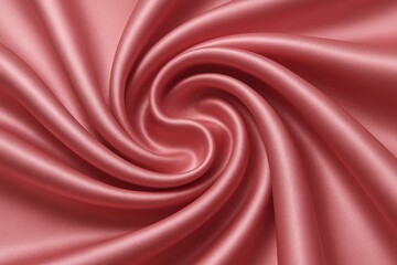 Fototapete - A Study in Red Satin Fabric