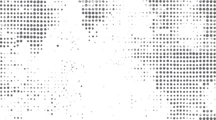 Poster - Retro halftone dot texture background. Grunge comic style distressed overlay with scattered dot fade. Abstract pop art design.