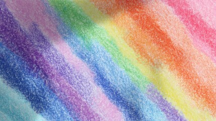 Poster - Vibrant and Colorful Abstract Background of Pastel Stripes in Vivid Rainbow Hues for Creative Design Use