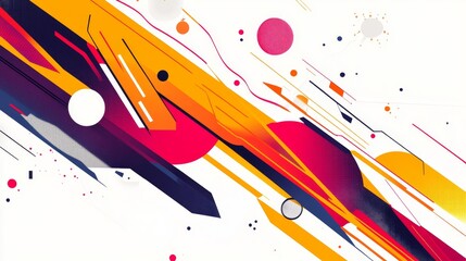 Poster - Dynamic action sports background urban setting colorful abstract design vibrant environment aerial view sport-themed concept