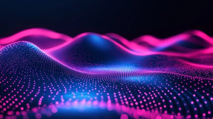 Poster - Exploring digital cyberspace flowing data waves in a virtual environment