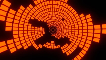 Flashing Squares Abstract Background Loop.A captivating abstract background video featuring an array of vibrant squares randomly flashing and animating in a dynamic pattern. This seamless loop footage