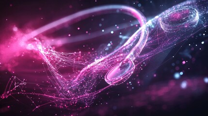 Poster - Advanced medical technology innovations futuristic healthcare facility digital art high-tech environment close-up view futuristic medical background