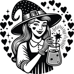 Leinwandbilder - girl with hat