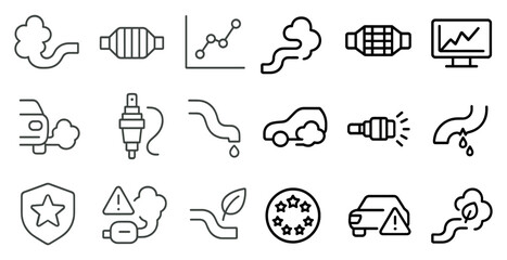 Poster - Set of car icons including a car with a star on it, a car with a star and a car with a star and a car with a star and a car with a star and a car with a star and a car with a star and