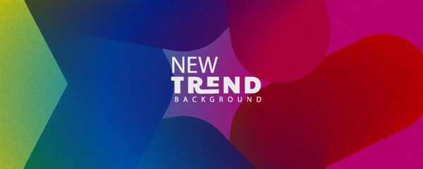 Poster - abstract design background, gradient color abstract design background, abstract background with colorful geometric shapes