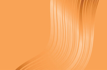 Fototapete - Green background of modern abstract minimalist lines geometric shapes with vector elements.