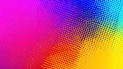 Poster - Halftone colorful gradient background for design decoration. Abstract business bright grunge background. Minimal geometric abstract pattern., no logos, no brands