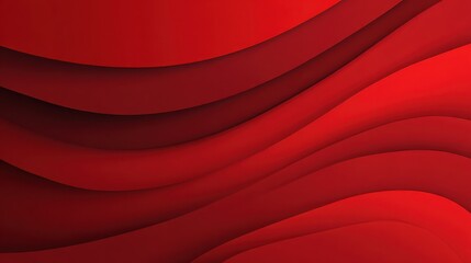 Poster - Abstract red vector background with stripes. Design template for brochures, flyers, magazine, no logos, no brands