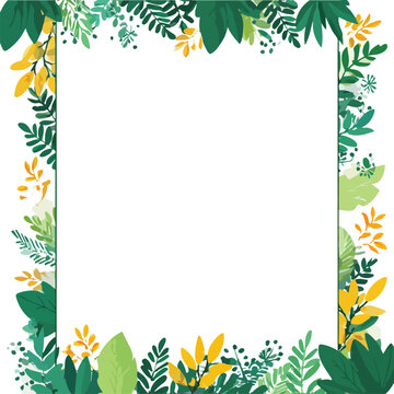 frame isolated in White Background, frame vector, Flat lay vector illustration