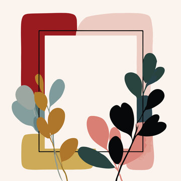 frame isolated in White Background, frame vector, Flat lay vector illustration
