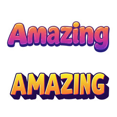 Poster - Beautiful stylized amazing lettering design with vibrant colors, suitable for posters and creating eye-catching promotional materials.