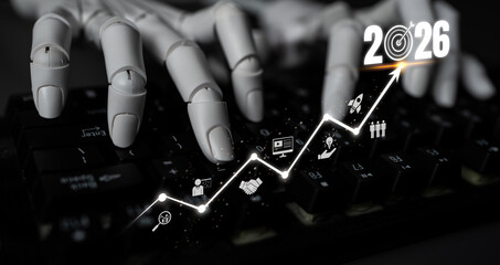 Poster - AI supports 2026 business goal by aligning strategy, growth, and business planning for future-ready success Latch