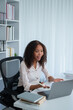 © PSG - Working smart, African american business woman working audit balance sheet, job order costing, revenue recognition, break-even analysis, appropriated retained earnings, earned surplus, capital gain
