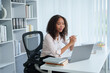 © PSG - Working smart, African american business woman working audit balance sheet, job order costing, revenue recognition, break-even analysis, appropriated retained earnings, earned surplus, capital gain