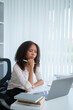 © PSG - Working smart, African american business woman working audit balance sheet, job order costing, revenue recognition, break-even analysis, appropriated retained earnings, earned surplus, capital gain