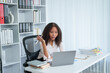 © PSG - Working smart, African american business woman working audit balance sheet, job order costing, revenue recognition, break-even analysis, appropriated retained earnings, earned surplus, capital gain