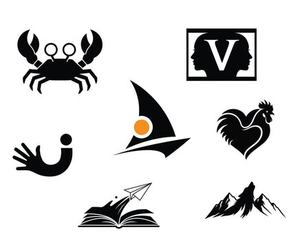 Different Types of Logo Symbol Set