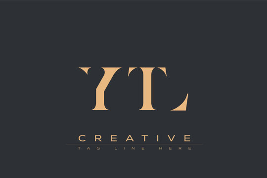 YTL abstract letter logo design. This logo is designed by three abstract letters.