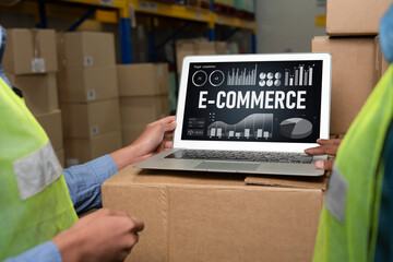 Poster - E-commerce data software provide modish dashboard for sale analysis to the online retail business