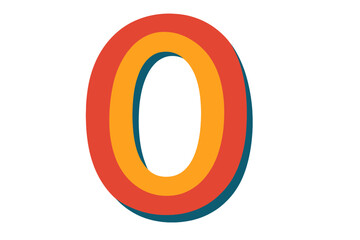 Fototapete - Modern round alphabet featuring a stunning dropped font suitable for futuristic logos, headlines, creative lettering, and maxi typography, characterized by minimal style letters and a distinctive