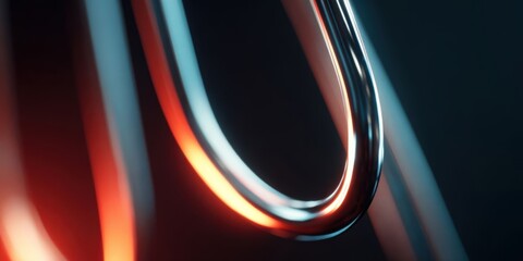 Leinwandbilder - 3D Loop Pendulum Animation Demonstrating Smooth Motion and Satisfying Movement
