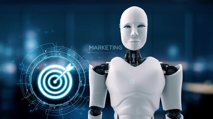 Poster - AI identifies target audiences with smart segmentation and virtual assistants, enabling precise, personalized marketing strategies. Epoch