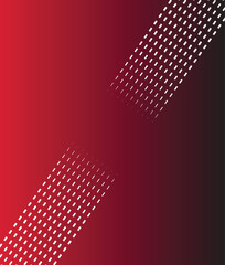Poster - red background of modern abstract minimalist lines geometric shapes with vector elements.