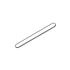 Fototapete - Minimalist Bar Icon: A sleek, monochrome bar icon, simple yet versatile, perfect for a wide array of design concepts, representing direction and balance.