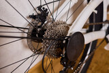 Close Up of a Bicycle Gear and Chain Highlighting Their Design and Functionality