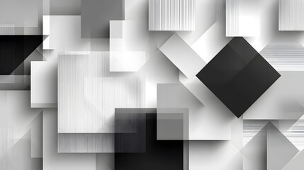 Poster - Abstract white background with texture pattern, layered geometric triangle shapes, white and grey glossy squares, abstract tech banner design. Graphic design element stripes concept for web, flyer