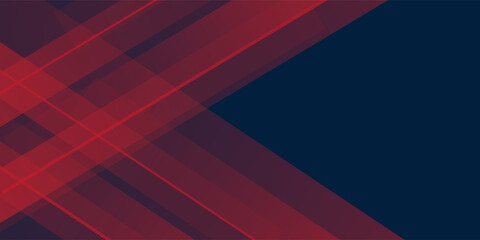 Poster - Abstract horizontal light red and blue stripe lines background. You can use for ad, poster, template, business presentation.