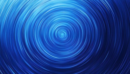 Poster - Modern Blue Radial Gradient With Abstract Horizontal Noise Effect And Grainy Texture. Versatile Template For Web, Wallpaper, Cover, And Marketing Design.