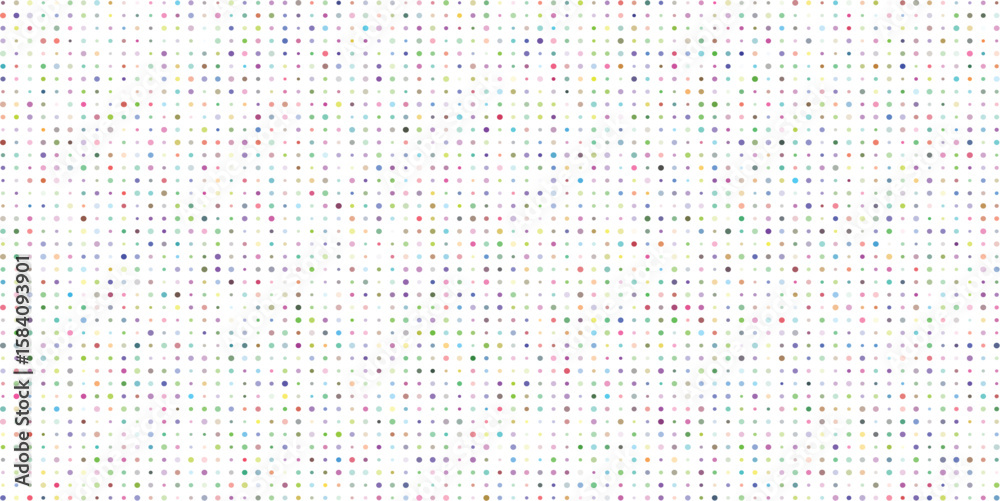 Colorful abstract dot pattern background design with varied shapes and ...