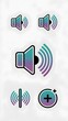 © MdRaju - A colorful speaker icon on a white background