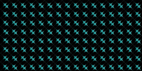 Poster - Luminous Diamond Pattern