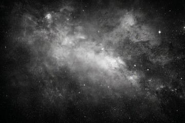 Wall Mural - Starry Night Sky With Milky Way Galaxy