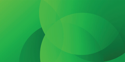 Poster - Abstract green gradient wave background. moderndesign banner circle green eps10