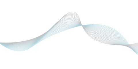 Wall Mural - Abstract blue wave vector banner template