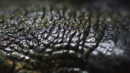 Poster - Close-up view of a textured surface reptile skin