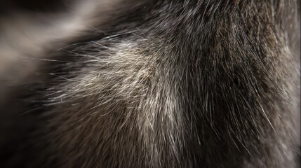 Poster - Close-up view of animal fur texture.