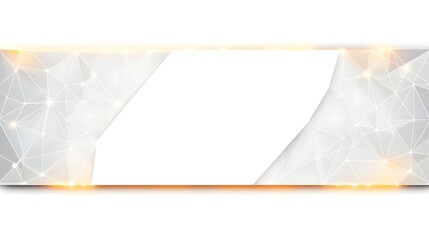 Poster - Abstract geometric background with light effects.
