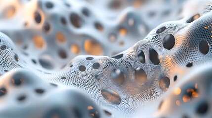 Aufkleber - Abstract network pattern with light and shadow.