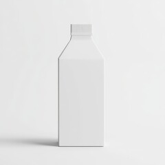 Fototapete - Blank white beverage carton mockup.