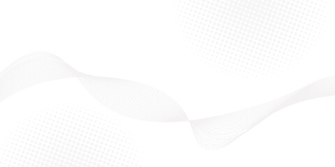 Wall Mural - Abstract blue wave vector banner template