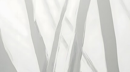 Poster - Abstract grayscale design featuring layered forms.