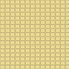 Poster - Seamless rounded square pattern with light yellow background for modern design

