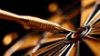© Nipaphorn - How does the image of a dart hitting a bullseye symbolize focus and precision in achieving personal or professional goals. A bullseye attainment via pinpoint accuracy and unwavering